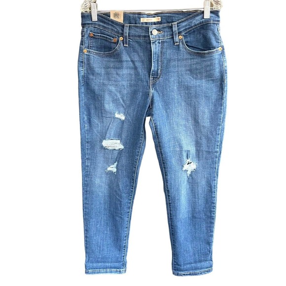 Levi's Denim - Levi's Women's Boyfriend Mid Rise Relaxed Hip Thigh Tapered Leg 10 30x27 NWT